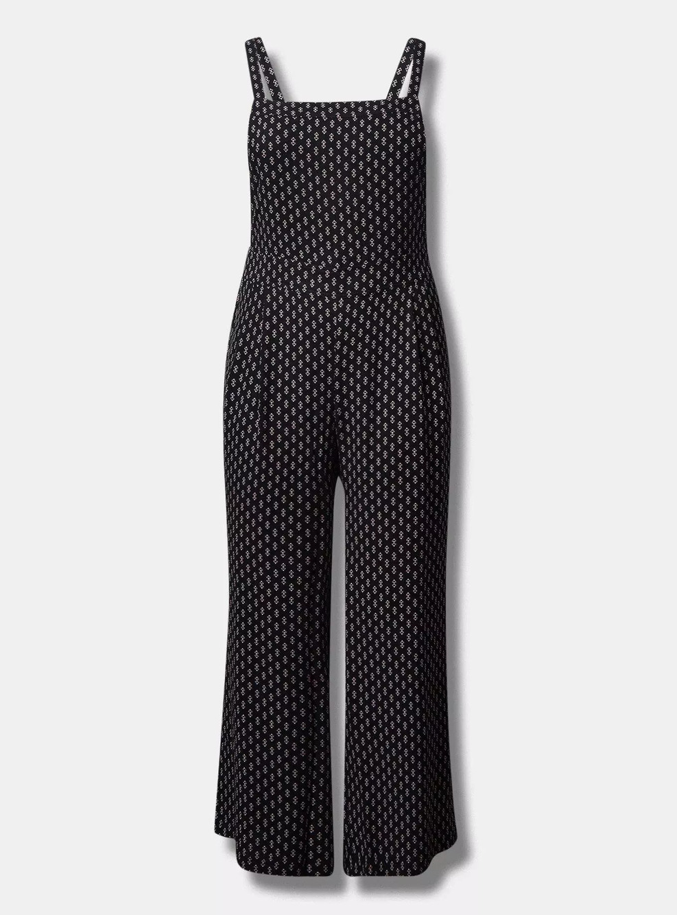 Wide Leg Stretch Crepe Jumper